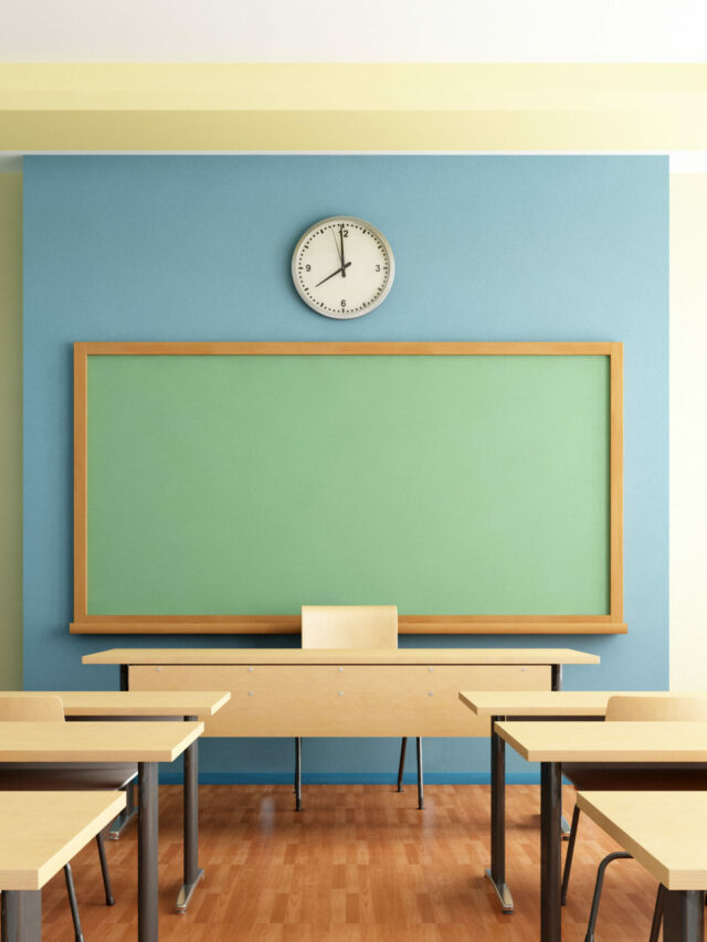 empty classroom